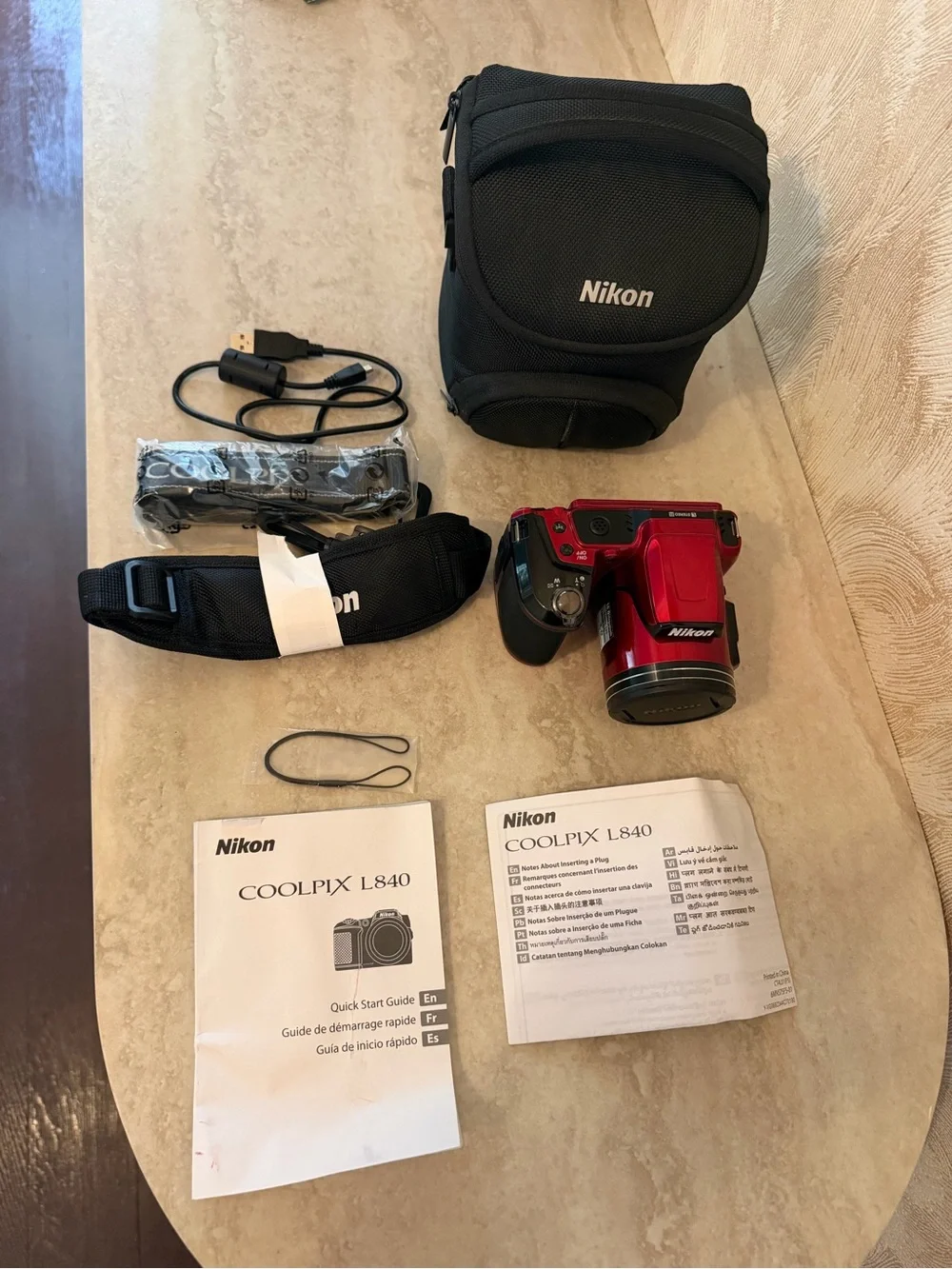 Nikon COOLPIX L840 16MP Digital Camera – Rare Red Color – Like New!